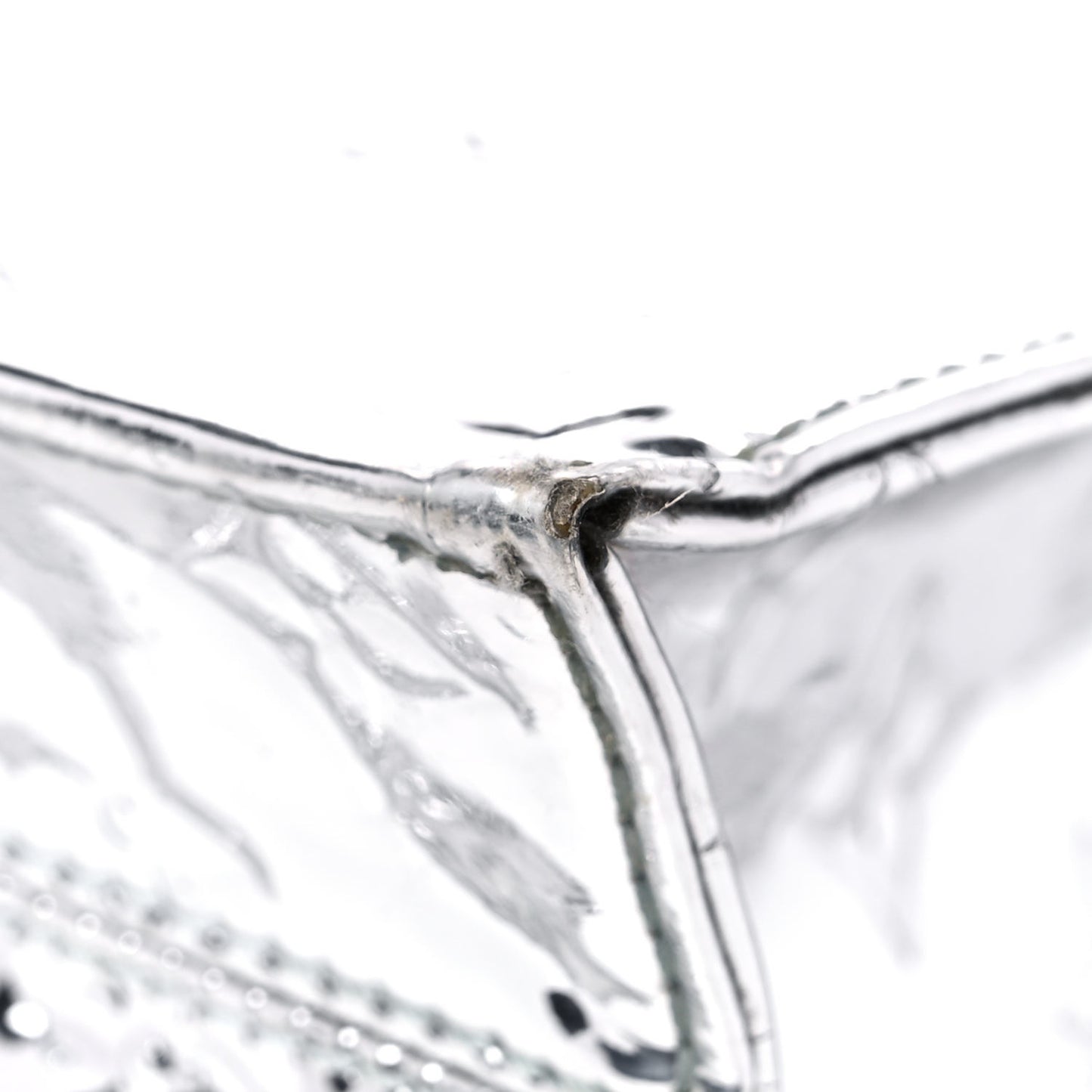 Monogram Miroir Sac Plat Silver