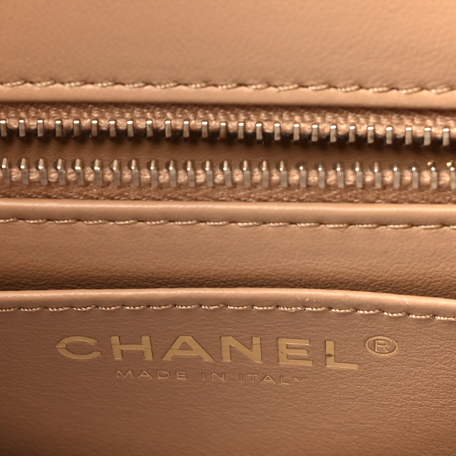 Chanel Lambskin Quilted Mini Pearl Crush Flap Beige 6 of 11