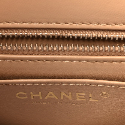 Chanel Lambskin Quilted Mini Pearl Crush Flap Beige 6 of 11