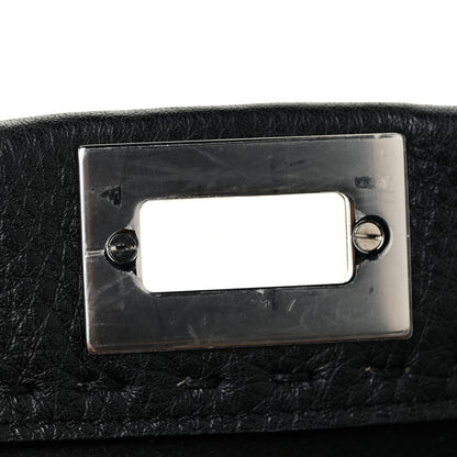 Fendi Cuoio Romano Selleria Bi-Color Mini Peekaboo Iconic Satchel Black Mou 14 of 15