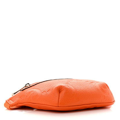 Gucci Piuma Calfskin Jumbo GG Embossed Small Belt Bag Good Orange 4 of 11