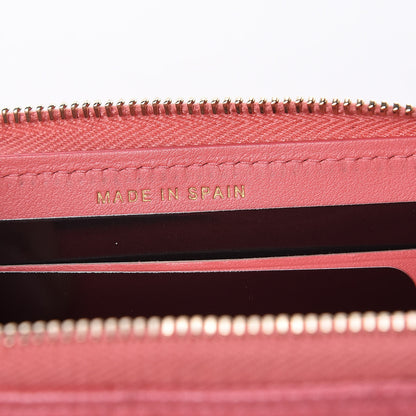 Chanel Iridescent Caviar Quilted Medium Zip Around Wallet Pink 7 of 9