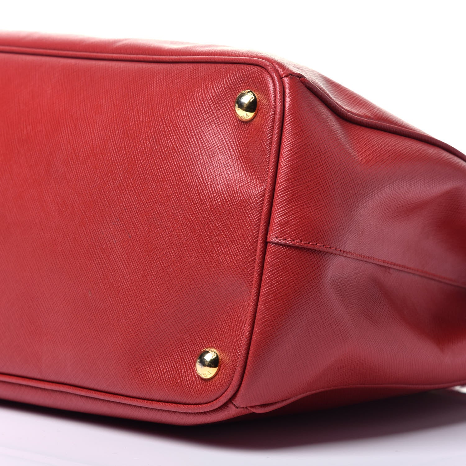 Prada Saffiano Medium Galleria Double Zip Tote Fuoco 9 of 9