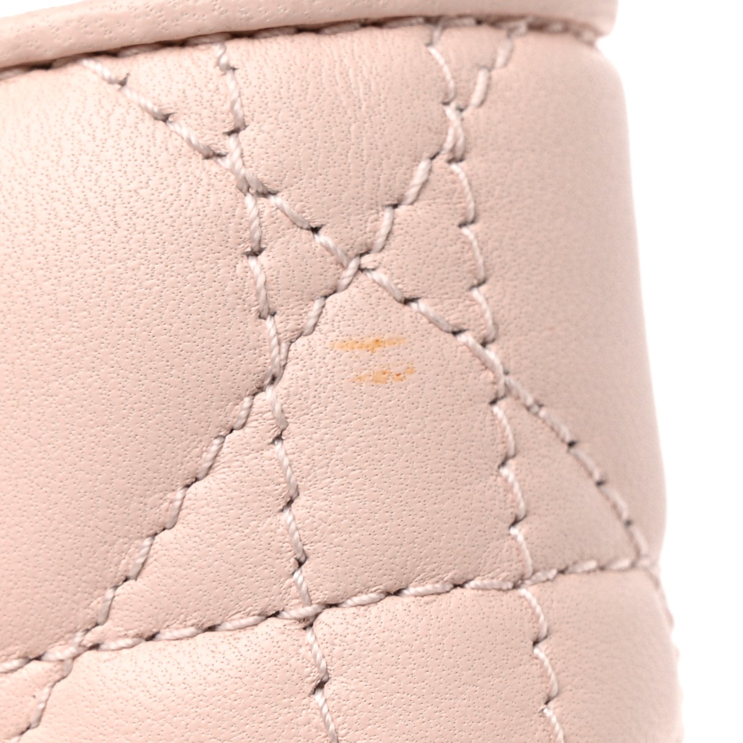 Christian Dior Lambskin Cannage Lady Dior Rendezvous Wallet On Chain Light Pink 14 of 14