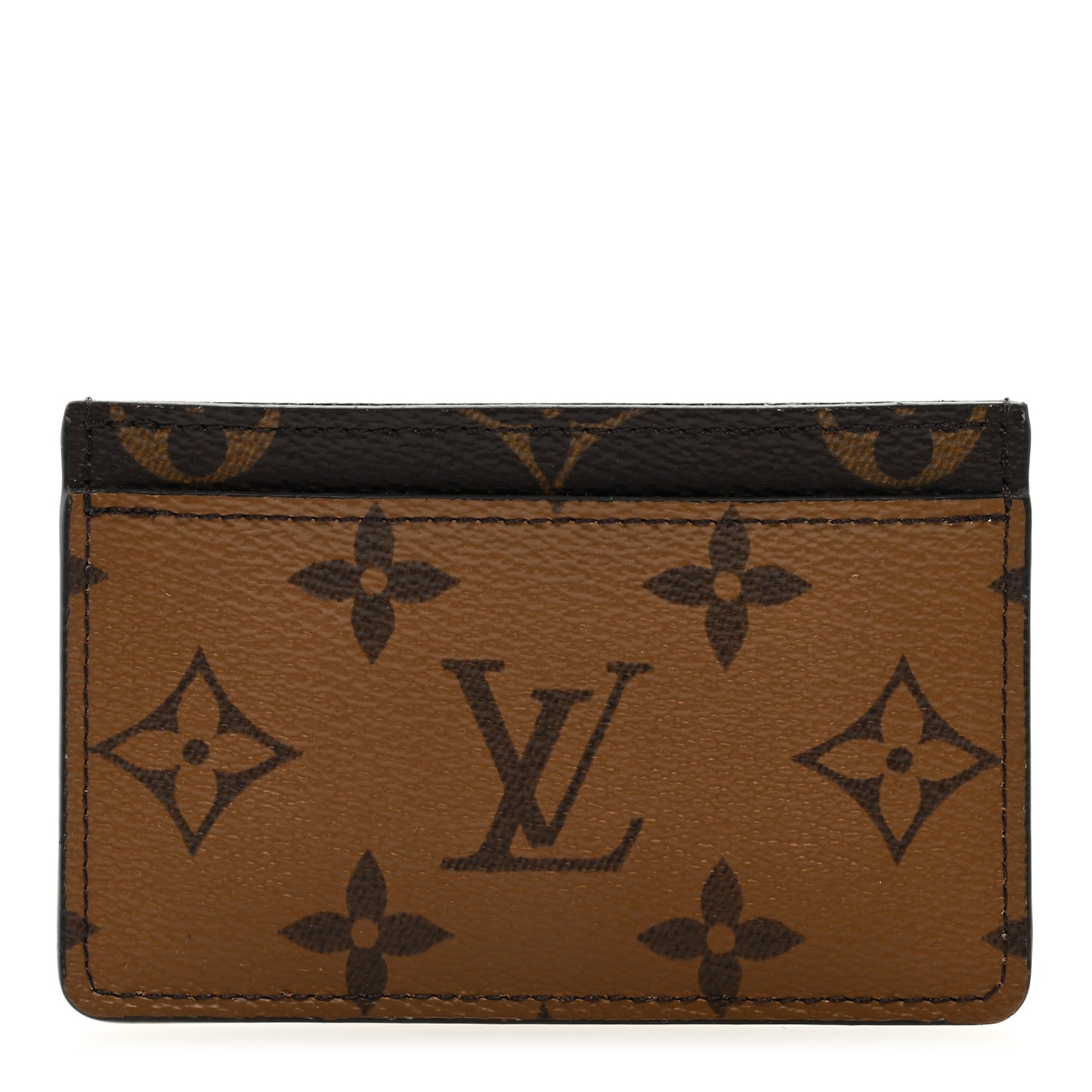 Reverse Monogram Card Holder