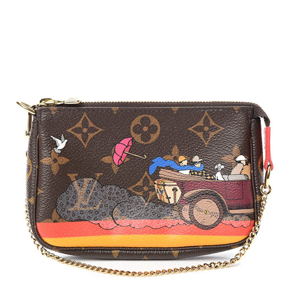 Louis Vuitton Monogram 2015 Christmas Animation Mini Pochette Accessories 1 of 6