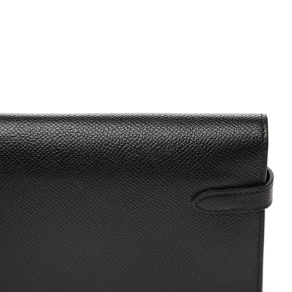 Hermes Epsom Kelly Longue Wallet Black 8 of 8