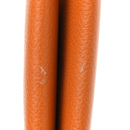 Hermes Evercolor Calvi Card Case Orange 8 of 9