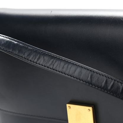 Celine Box Calfskin Medium Classic Box Flap Bag Navy 12 of 13