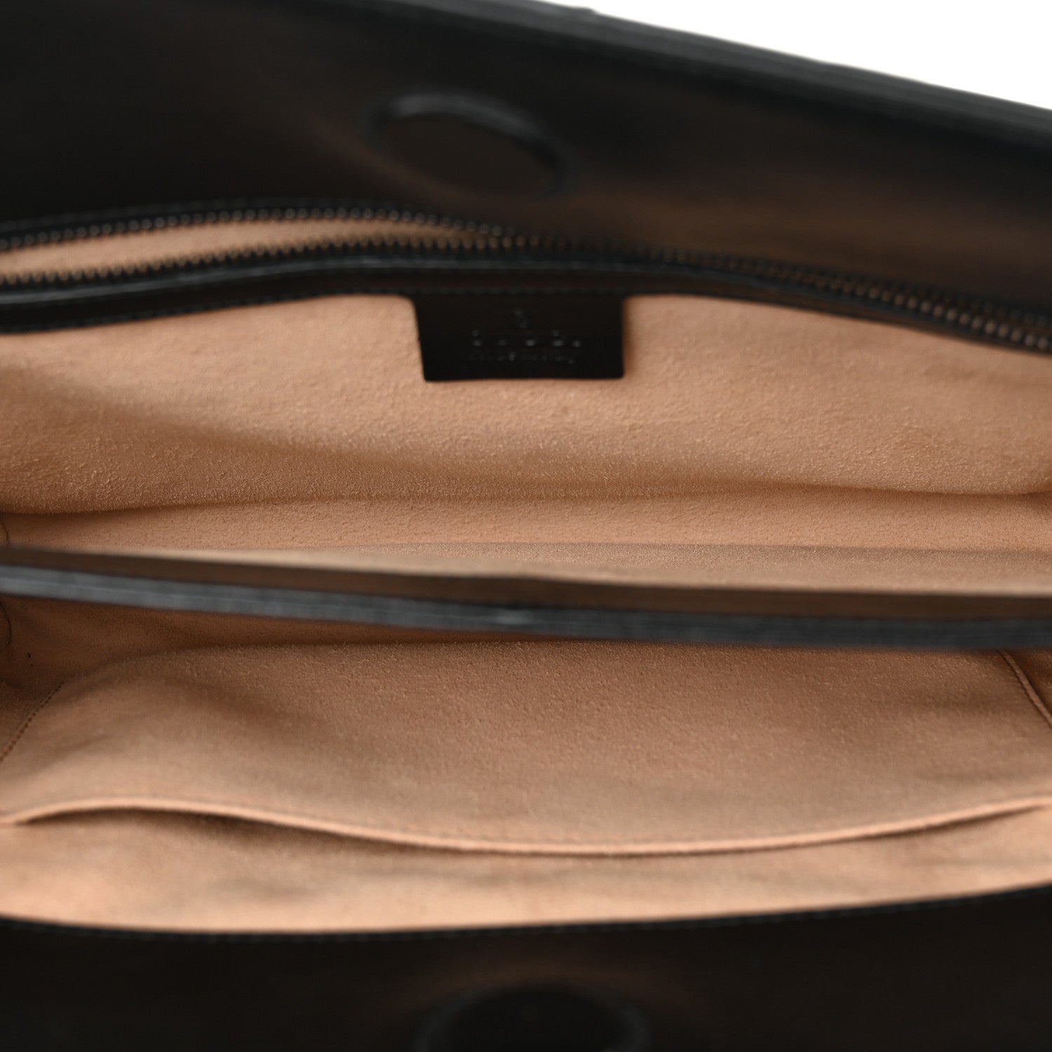 Gucci Azalea Calfskin Matelasse Heart Medium GG Marmont Slim Shoulder Bag Black 5 of 12