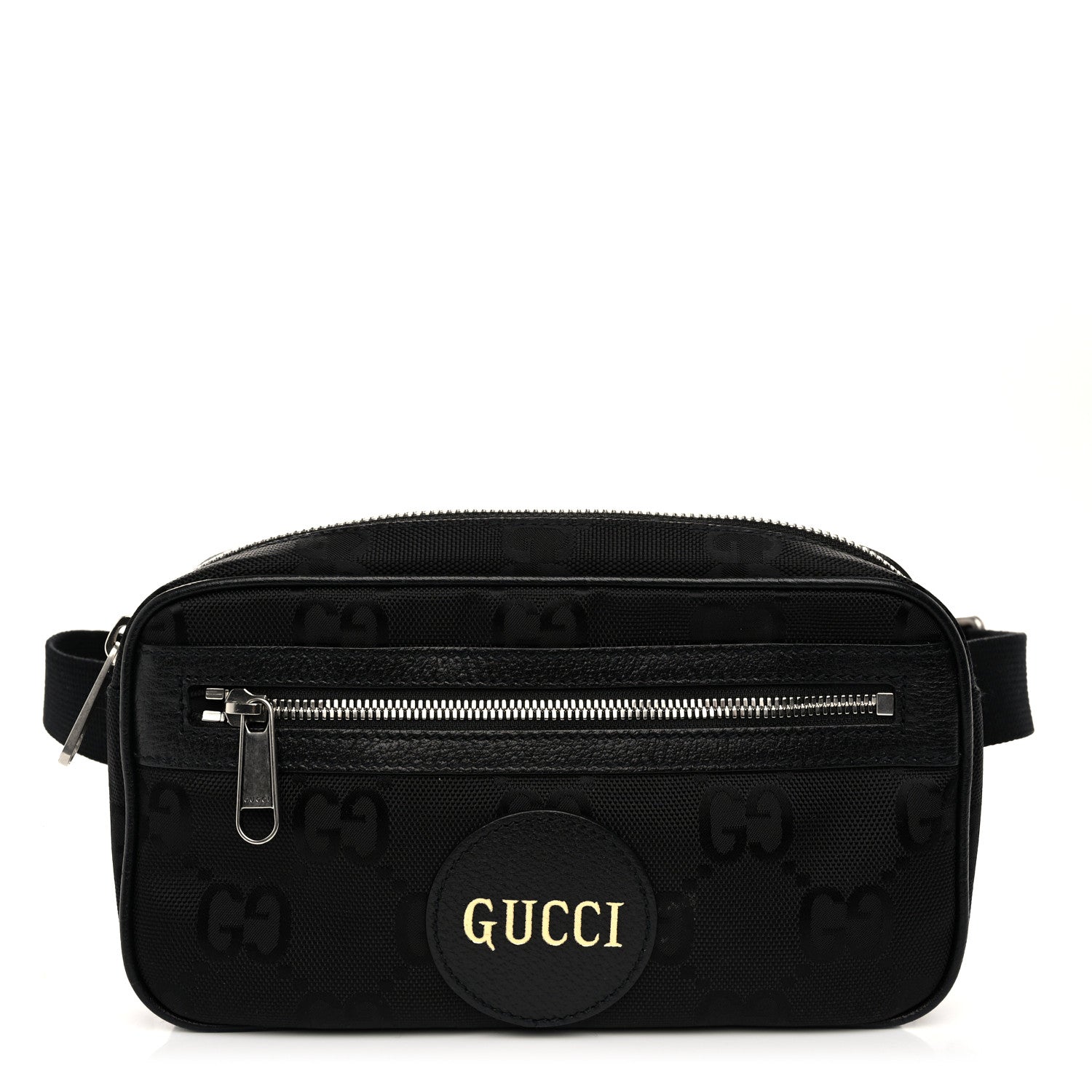 Gucci Econyl Nylon Monogram Off The Grid Belt Bag Black 1 of 11