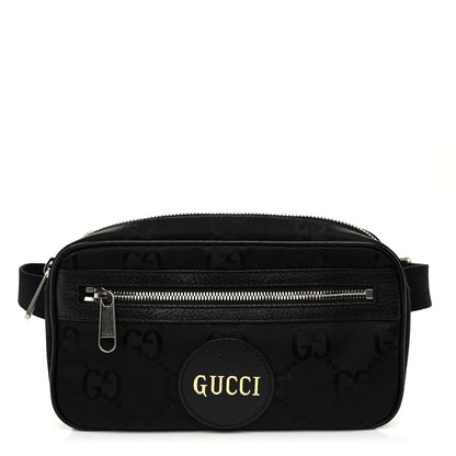 Gucci Econyl Nylon Monogram Off The Grid Belt Bag Black 1 of 11
