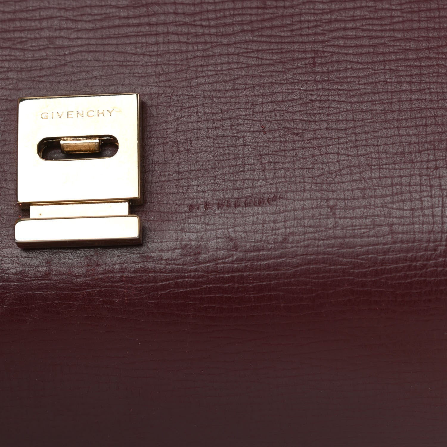 Givenchy Textured Calfskin Mini Pandora Box Chain Crossbody Bag Oxblood 8 of 16