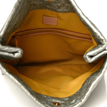 Louis Vuitton Jacquard Quilted Monogram Limelight Clutch GM Perle 5 of 9