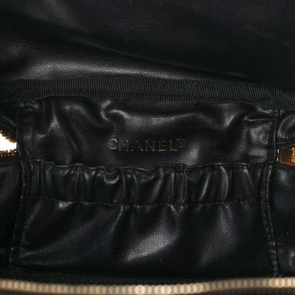 Chanel Caviar CC Vanity Cosmetic Case Black 6 of 15