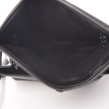 Saint Laurent Grain De Poudre Medium West Hollywood Monogram Fold-Over Black 6 of 12
