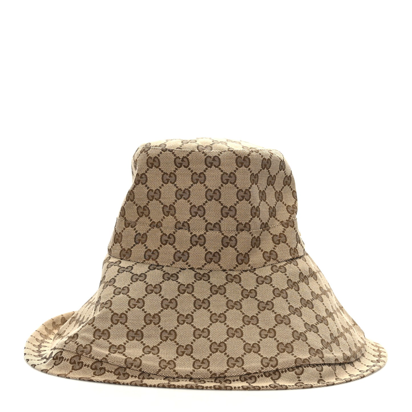 Monogram Wide Brim Hat L Beige