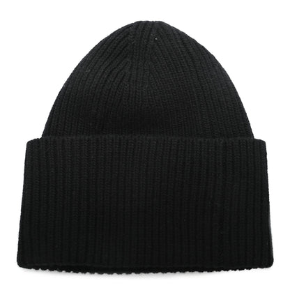 Louis Vuitton Wool LV initials Monogram Beanie Hat Black 4 of 5