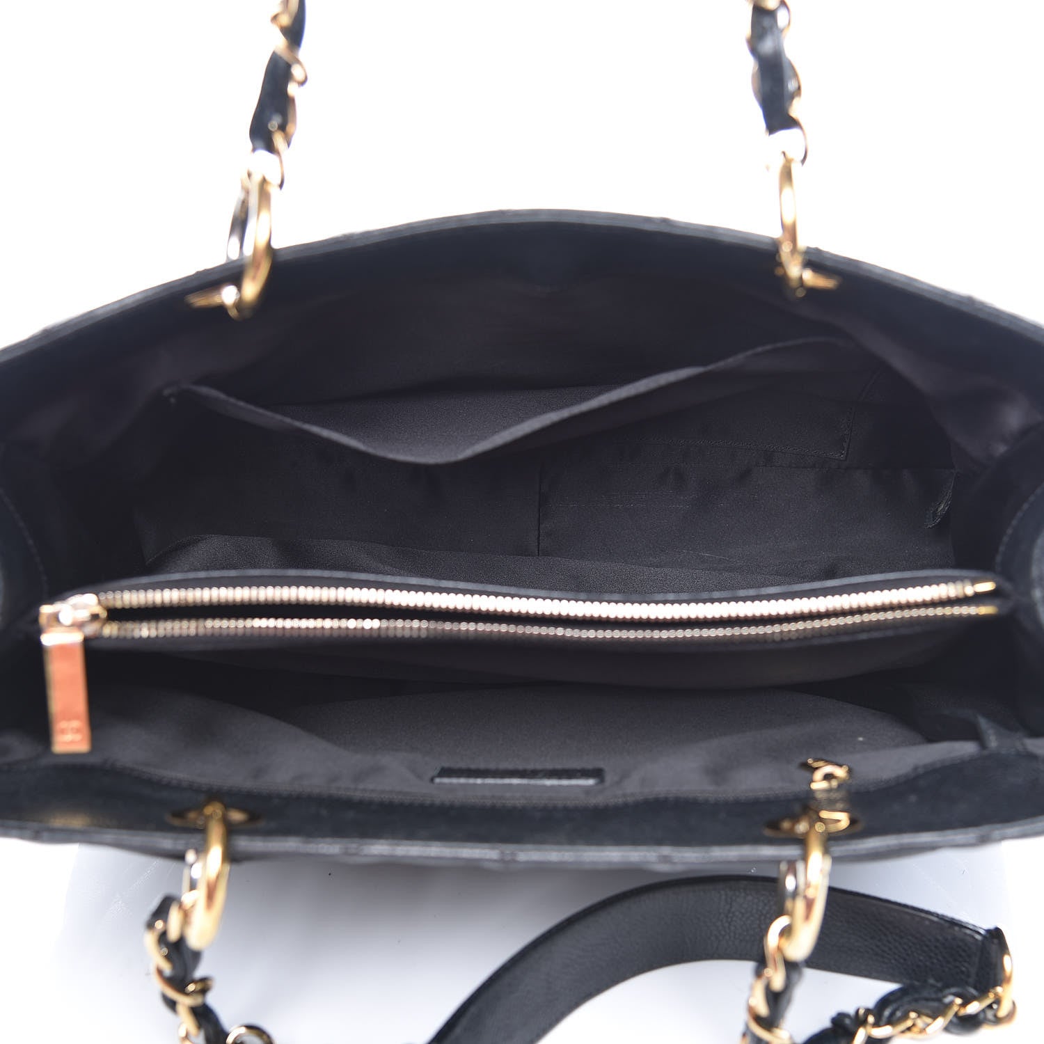 Chanel Caviar Quilted Grand Shopping Tote GST Black 5 of 13