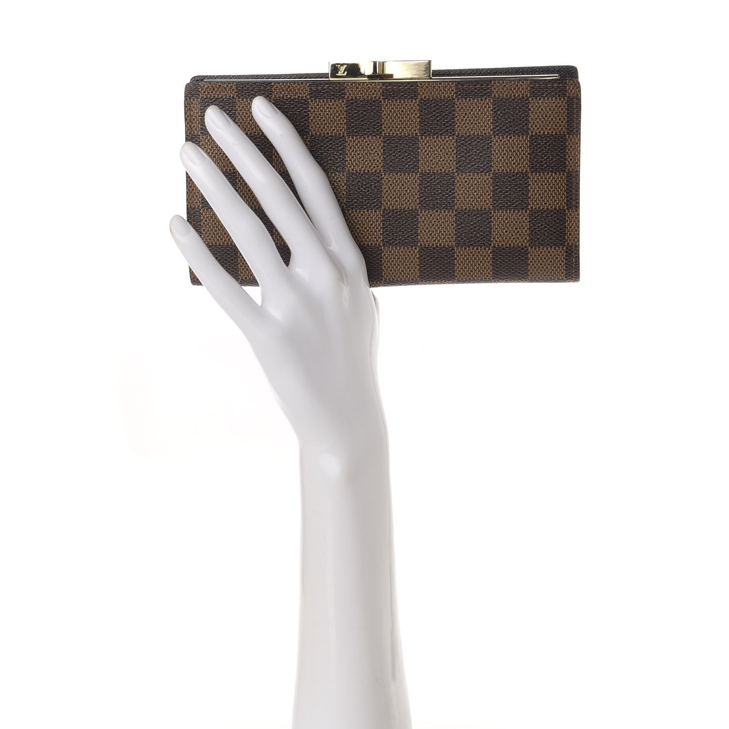 Louis Vuitton Damier Ebene Continental French Purse Wallet 2 of 8