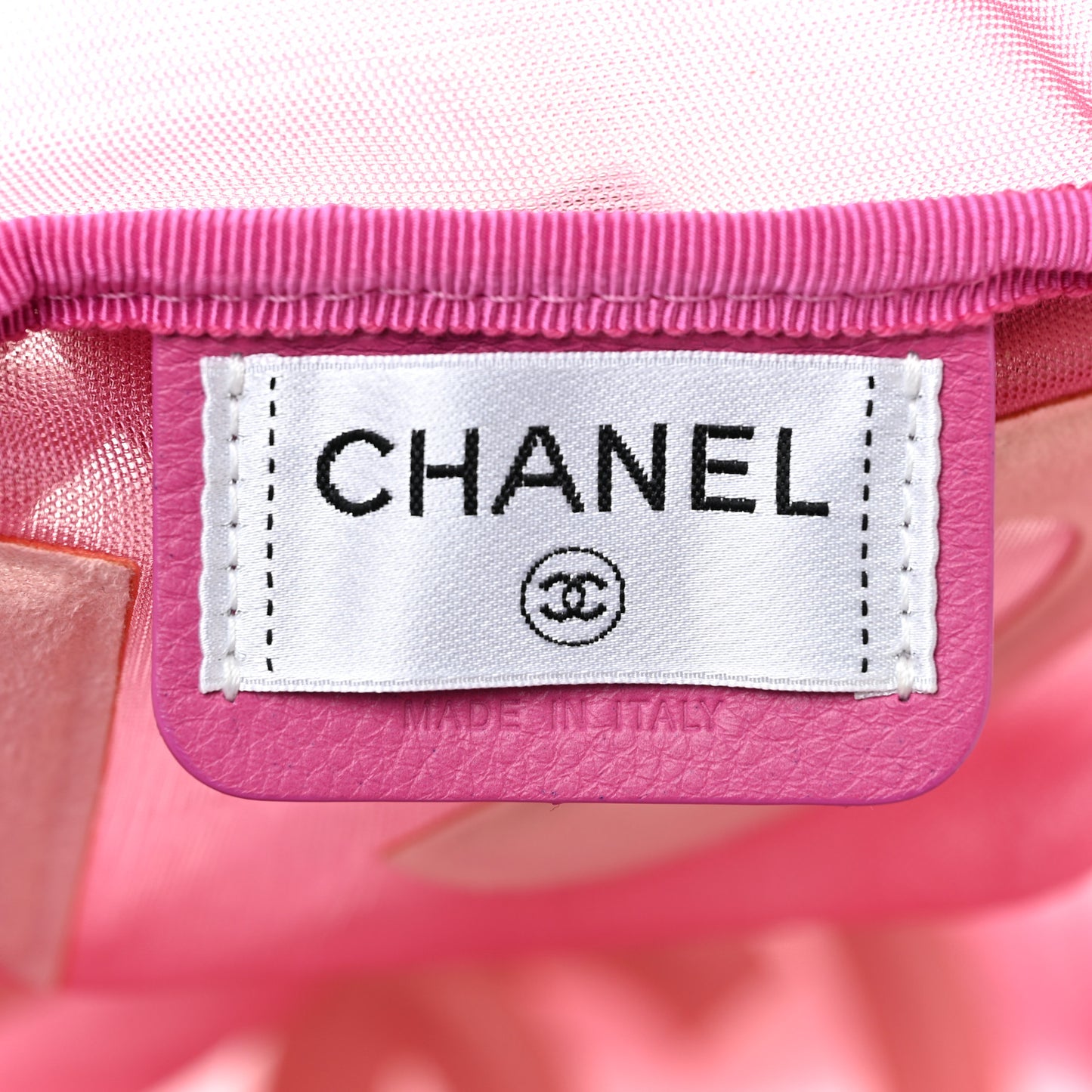 Mesh Nylon Logo Backpack Pink