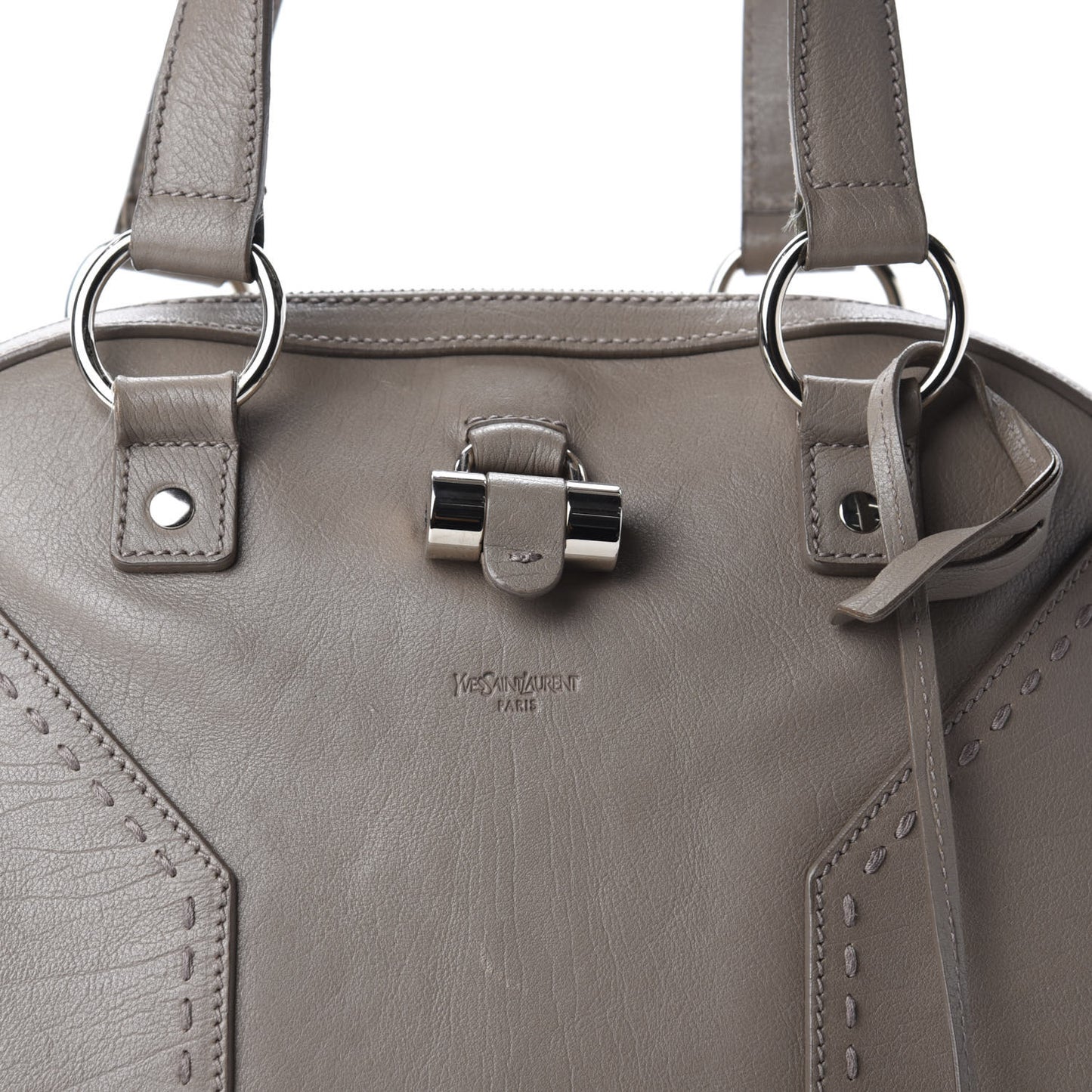 Calfskin Large Muse Gray