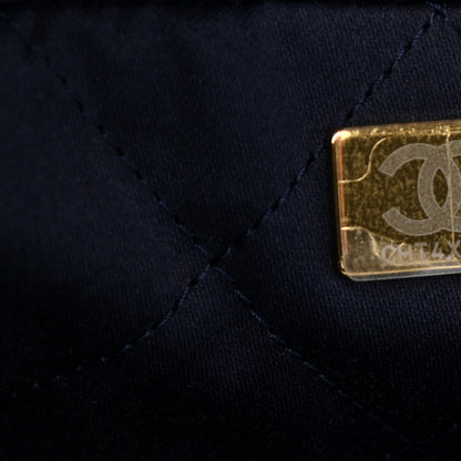 Chanel Shiny Calfskin Quilted Chanel 22 Navy Blue 7 of 11