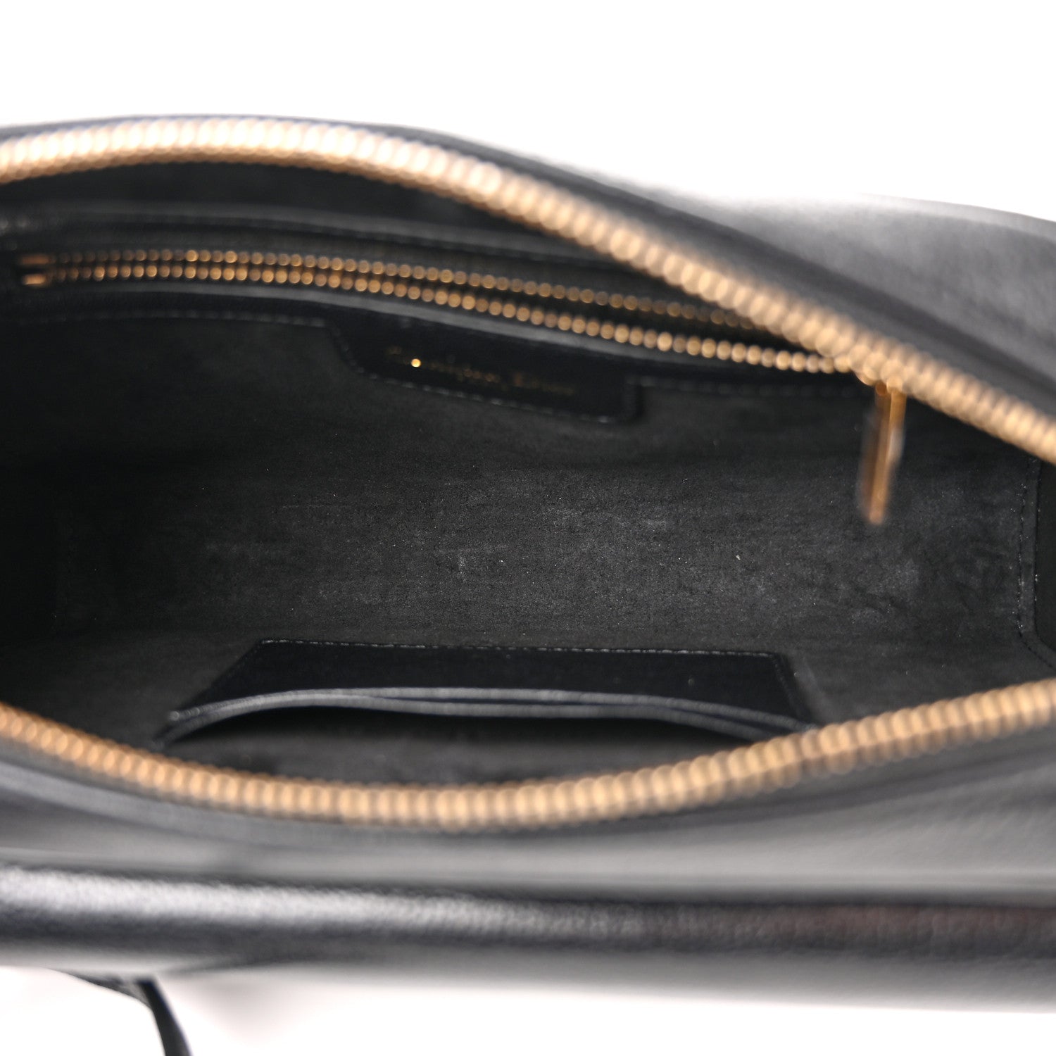 Christian Dior Goatskin Double Saddle Pouch Black 5 of 12