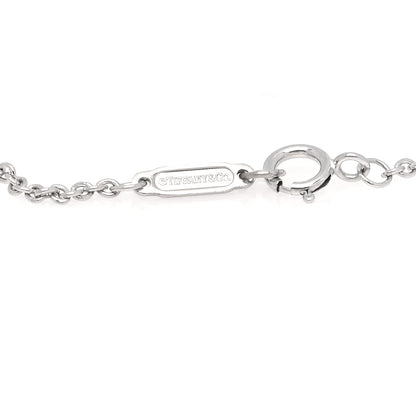 Tiffany 18K White Gold Diamond Atlas Bar Pierced Bracelet 4 of 6