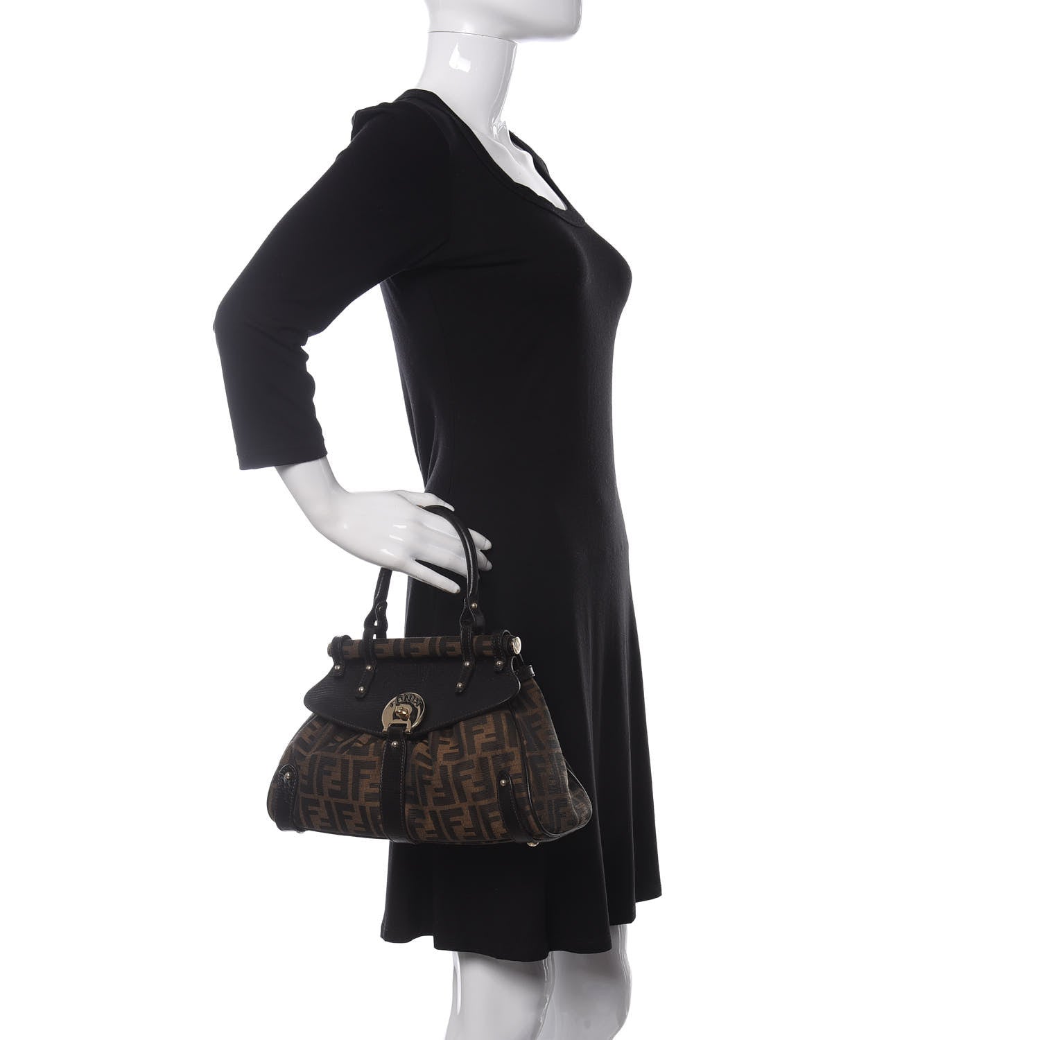Fendi Zucca Small Magic Bag Tobacco 2 of 10