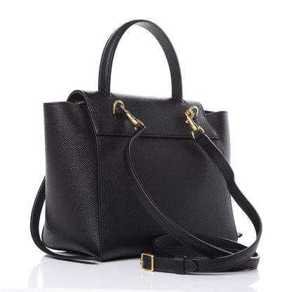 Celine Grained Calfskin Nano Belt Bag Black 3 of 8