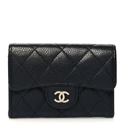Chanel Caviar Quilted Flap Card Holder Black 1 of 9