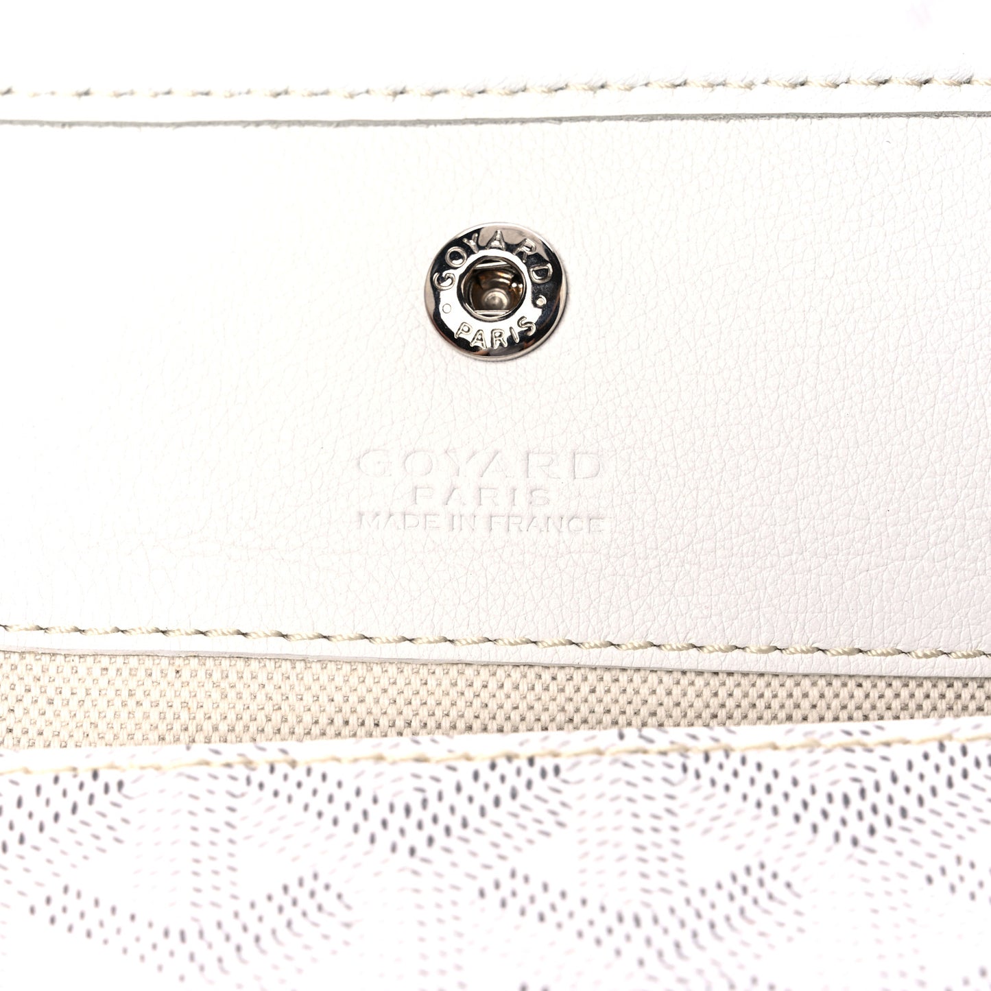 Goyardine Saint Louis GM White