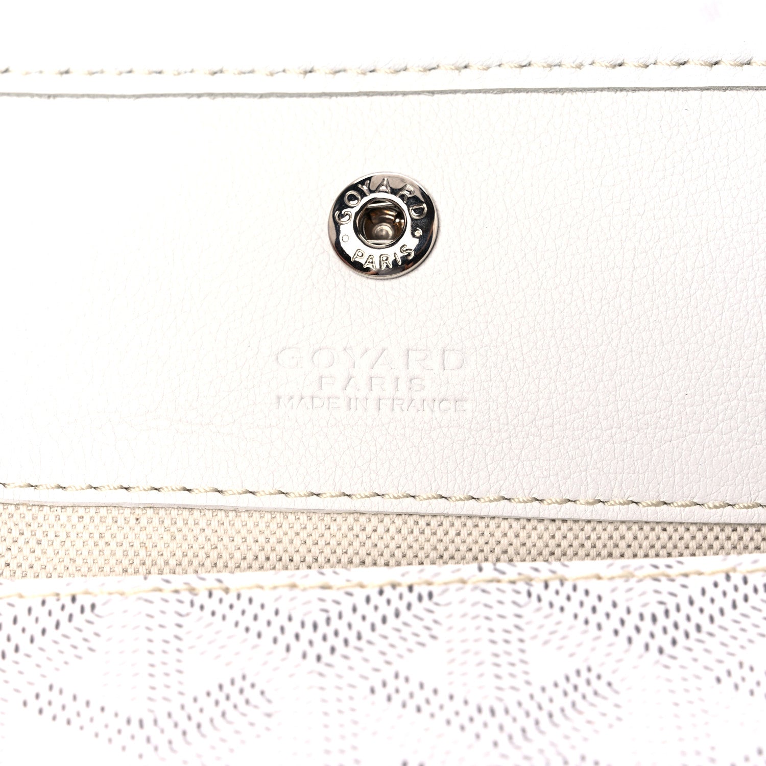 Goyard Goyardine Saint Louis GM White 8 of 25