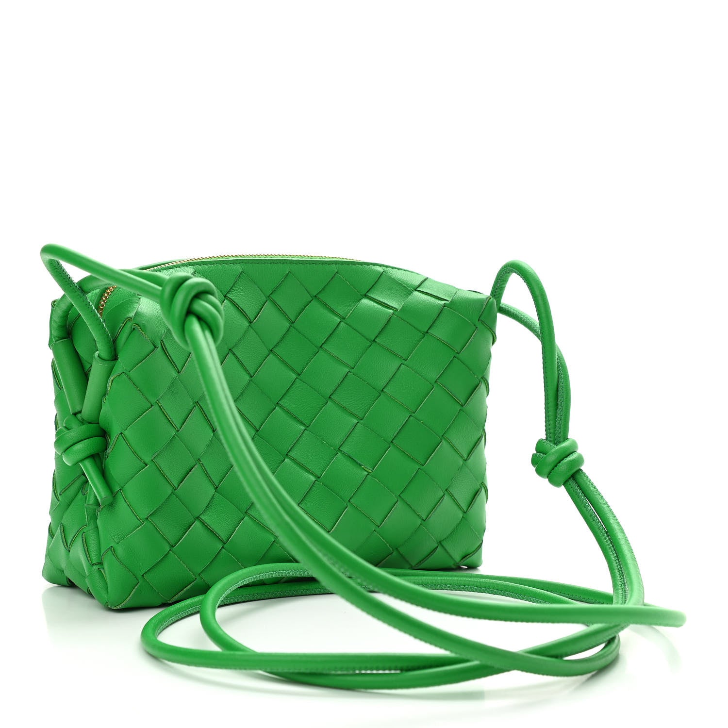 Bottega Veneta Nappa Intrecciato Mini Loop Camera Bag Parakeet 3 of 9