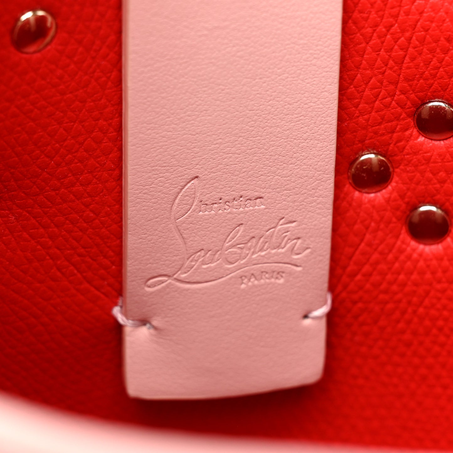 Calfskin Empire Spike Studded Mini North South Cabata Tote Rosy