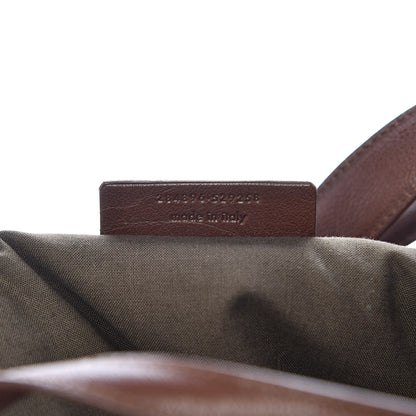 Saint Laurent Linen Belle de Jour Cabas Tote Brown 7 of 12