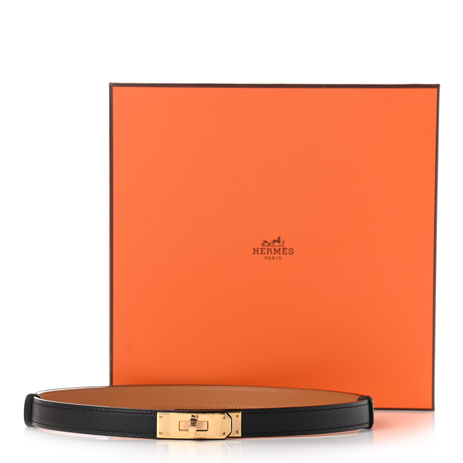 Hermes Epsom Kelly Belt Black 6 of 6