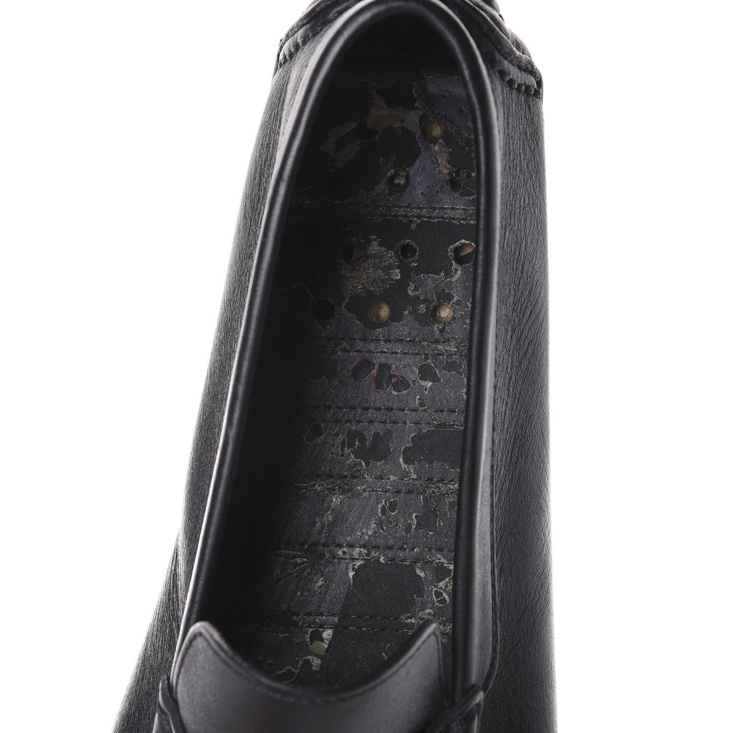 Louis Vuitton Calfskin Racetrack Moccasin Loafers 10.5 Black 11 of 16