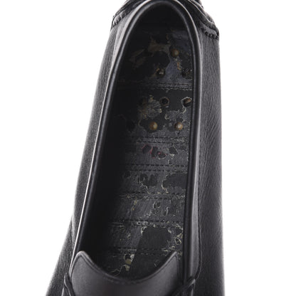 Louis Vuitton Calfskin Racetrack Moccasin Loafers 10.5 Black 11 of 16
