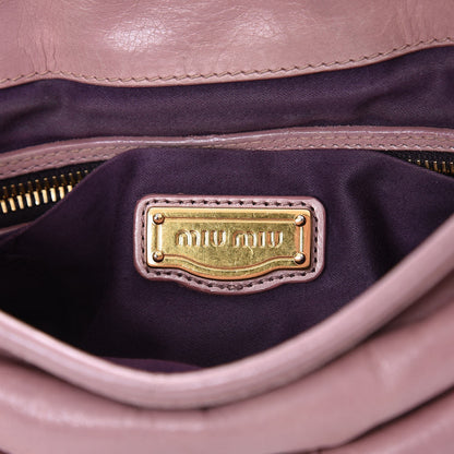 Miu Miu Nappa Matelasse Coffer Hobo Mughetto 6 of 17