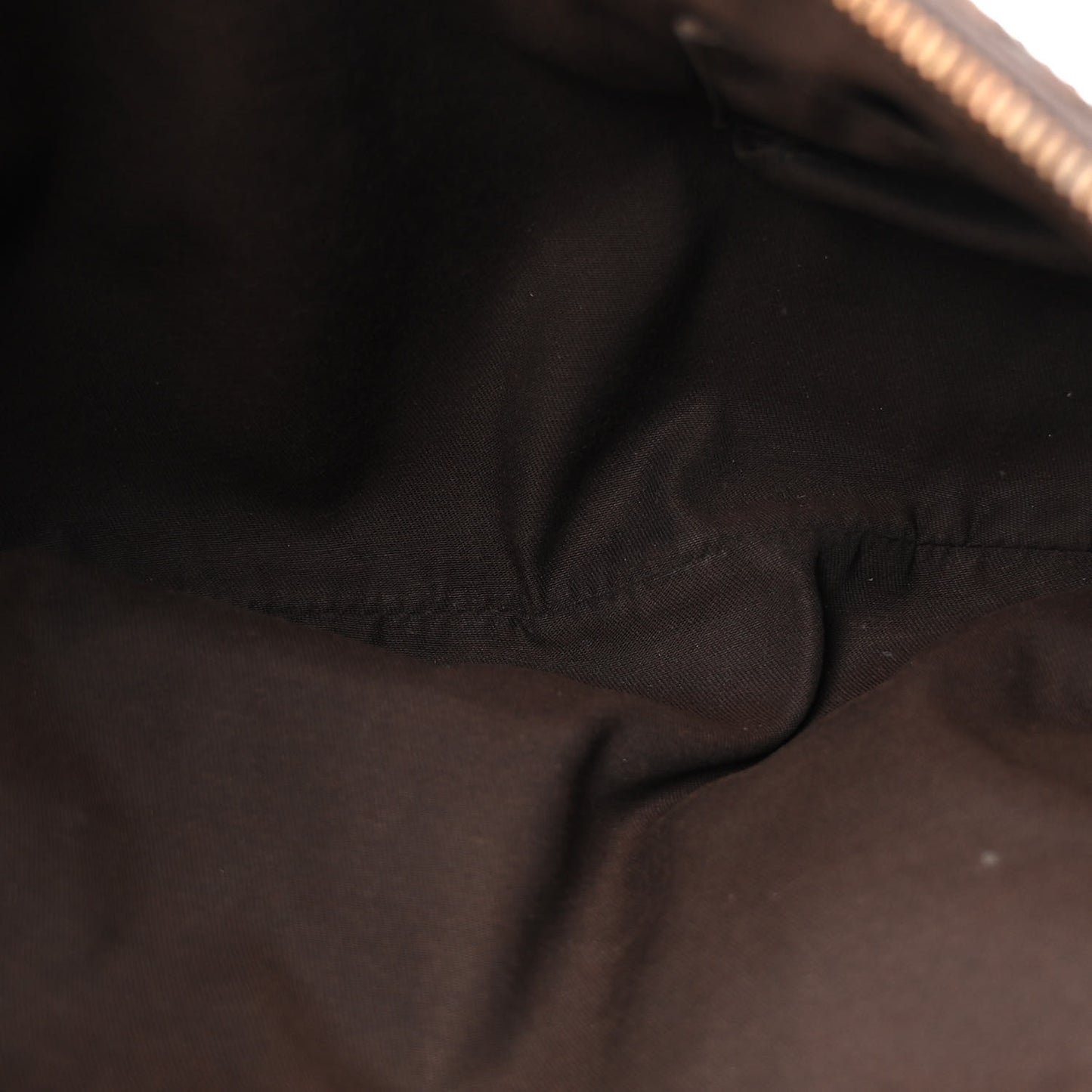 Monogram Web Medium Half Moon Hobo Dark Brown