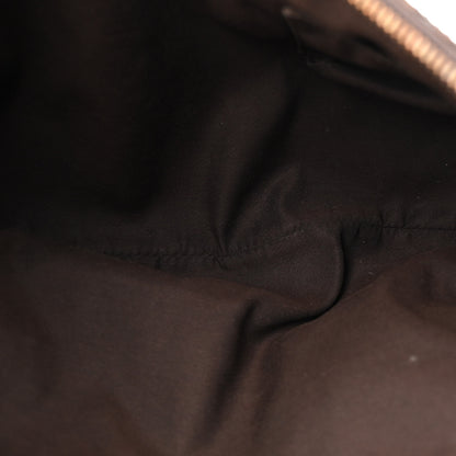 Gucci Monogram Web Medium Half Moon Hobo Dark Brown 5 of 20