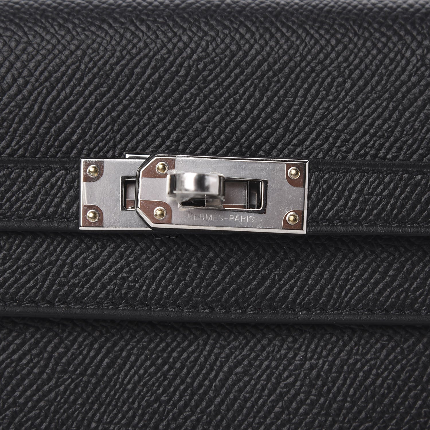 Hermes Epsom Kelly Longue Wallet Black 8 of 9