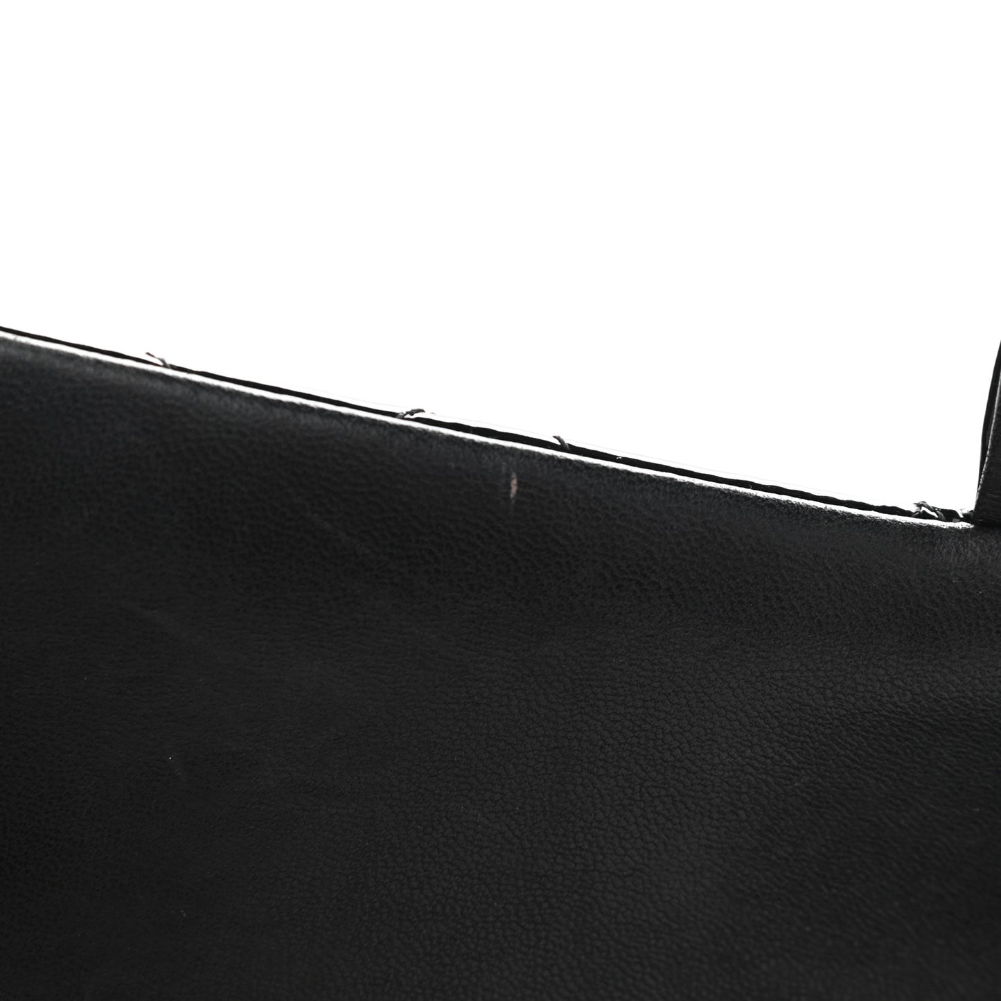 Patent Quilted Jumbo Double Flap Black