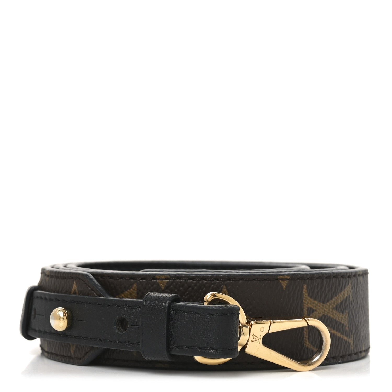 Louis Vuitton Monogram Bandouliere Shoulder Strap XL Black 1 of 5