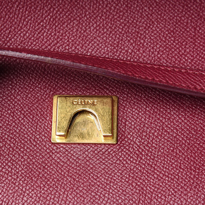 Celine Grained Calfskin Micro Belt Bag Plum 8 of 11