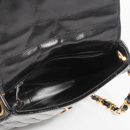 Chanel Patent Chevron Mini Flap Black 5 of 8