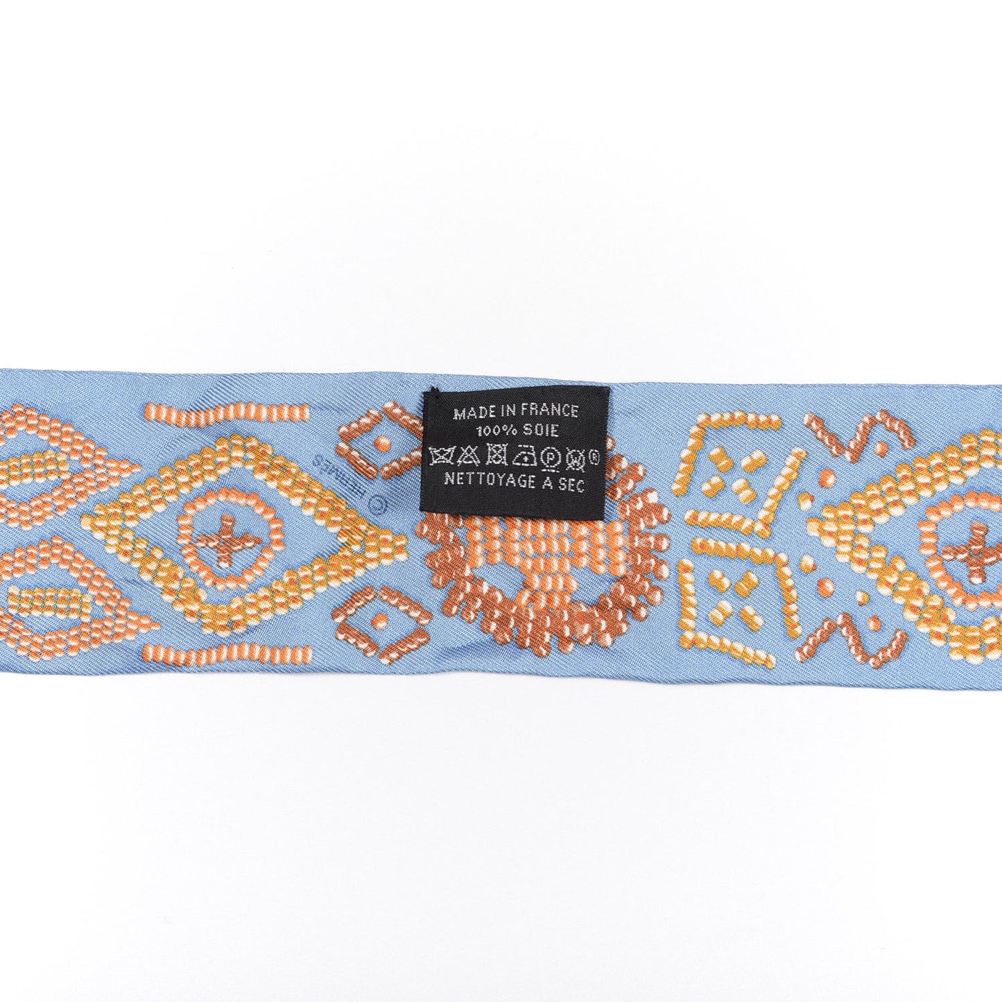 Silk Kelly En Perles Twilly Bleu Azur Orange