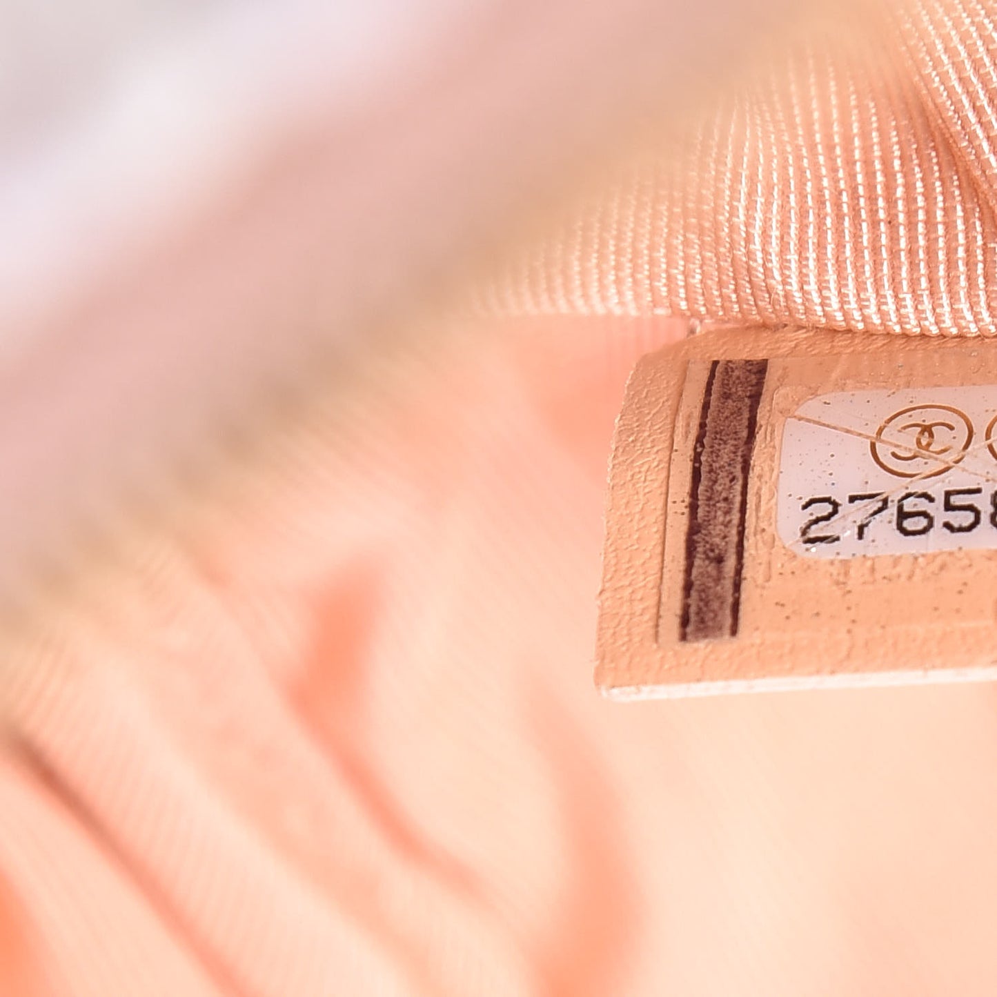 Tweed Quilted Medium Cosmetic Case Coral White